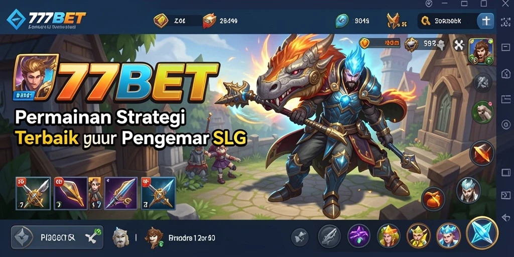 Tampilan menarik dari gameplay SLG di 777BET.