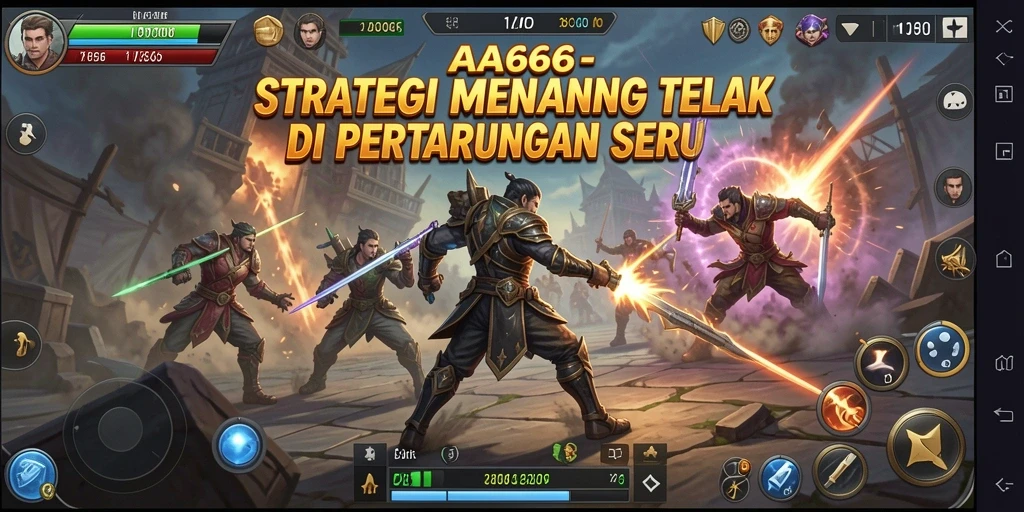 Screenshot permainan AA666 menampilkan aksi strategi yang mendebarkan.