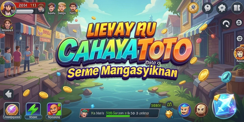 Tampilan gameplay CAHAYATOTO yang menarik dan berwarna.