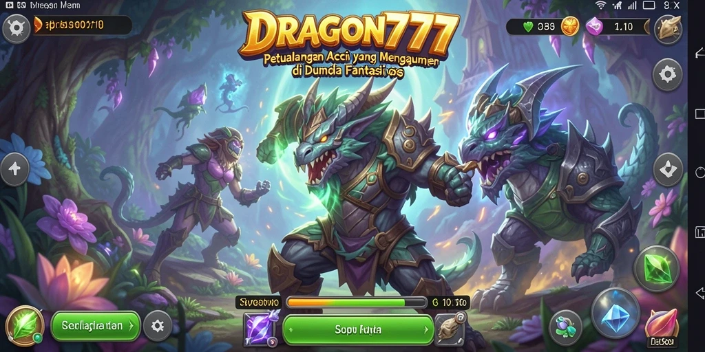 Tampilan gameplay <strong>DRAGON777</strong> yang penuh aksi dan petualangan seru.