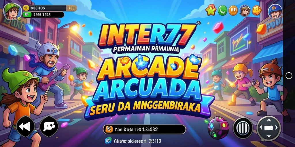Tangkapan layar INTER77 menunjukkan aksi gameplay Arcade yang seru.