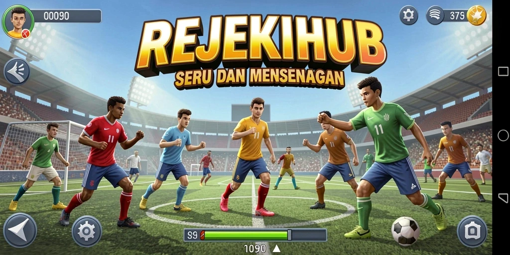 Tampilan gameplay seru di REJEKIHUB dengan berbagai olahraga.