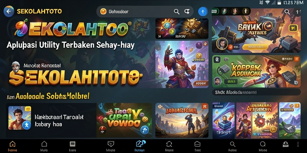 Tampilan intuitif dari aplikasi SEKOLAHTOTO yang memudahkan pengaturan tugas.