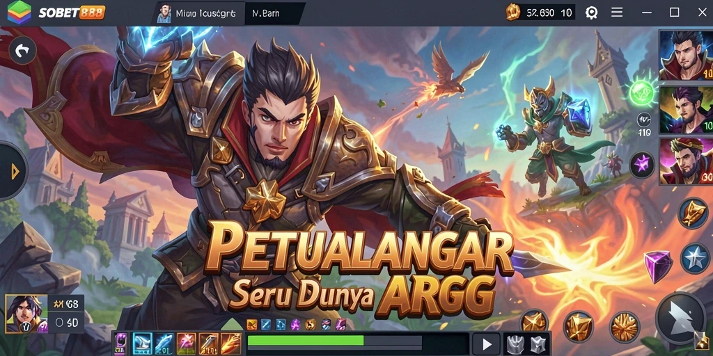 Tampilan gameplay menarik dalam dunia ARPG SOBET88.