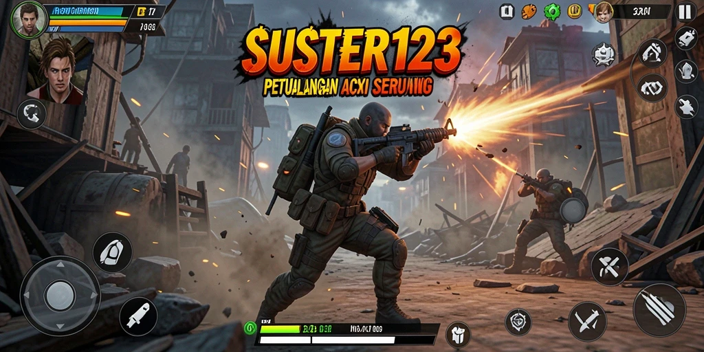 Tampilan gameplay SUSTER123 yang menegangkan dan seru.