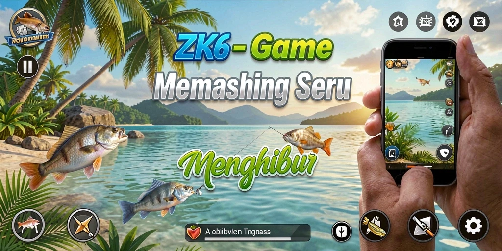Tangkapan ikan besar dalam gameplay ZK6 yang seru.